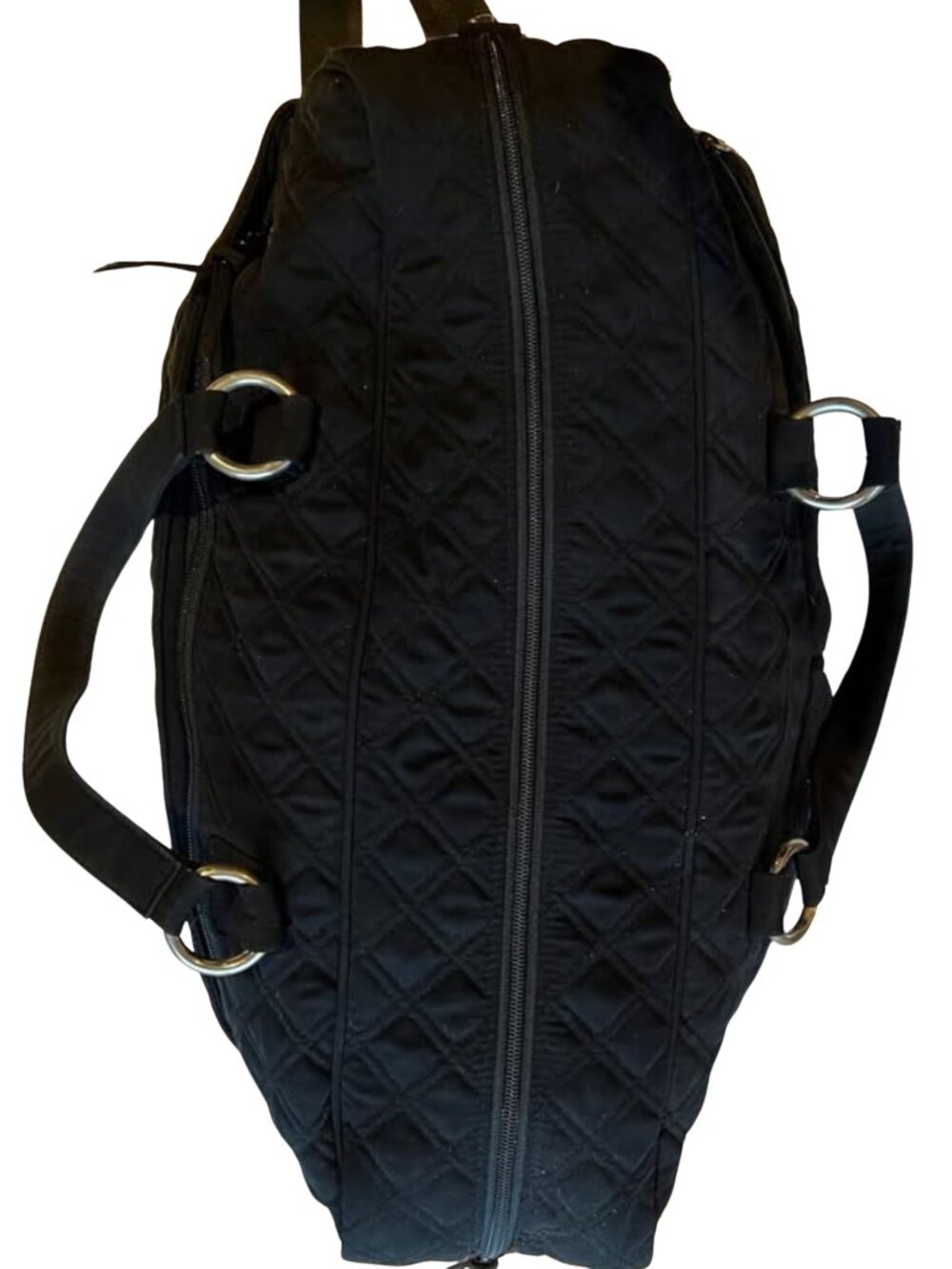 Vera Bradley Vintage Grand Black Weekender Duffle Bag - New - Never Used - Picture 4 of 6